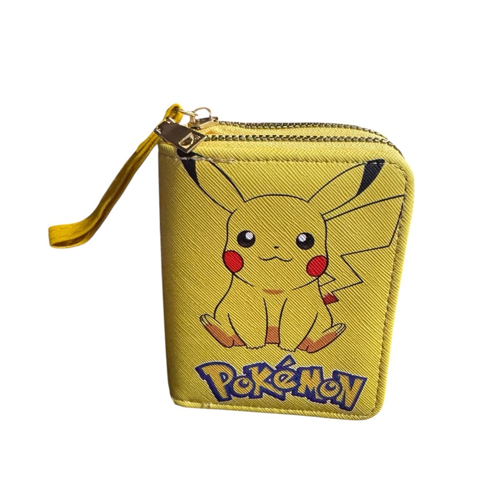 Pokemon Pikachu Yellow Zipper Wallet
